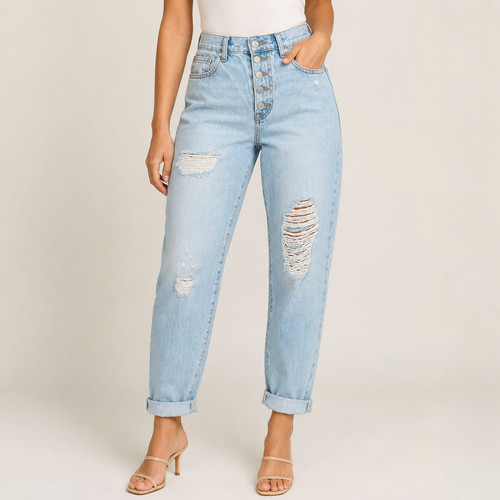 Jeans denim dritto forever - denim,