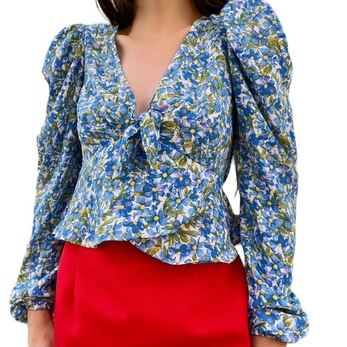 Forever blusa donna blu - forever-21, e
